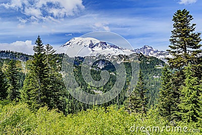 Mount Rainer Stock Photo