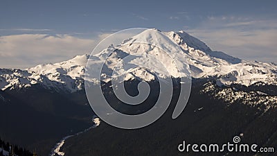 Mount Rainier View Stock Photo