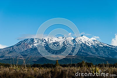 Mount Raupehu Stock Photo