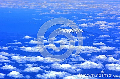 Mount Ruapehu - New Zealand Stock Photo