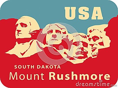 Mount Rushmore Stock Photo