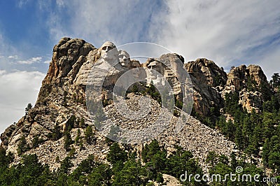 Mount Rushmore Stock Photo