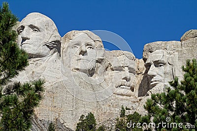 Mount Rushmore Stock Photo