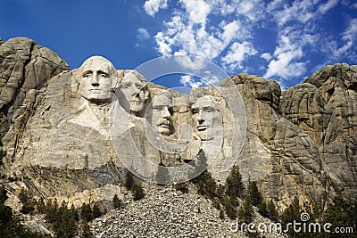 Mount Rushmore Stock Photo