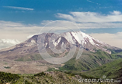Mount Saint Helens in 1997 Stock Photo