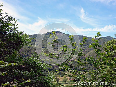 Mount San Genesio Stock Photo