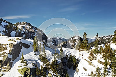 Mount Seymour - First Peak - Vancouver,BC Canada Stock Photo