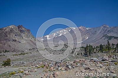 Mount Shasta Stock Photo