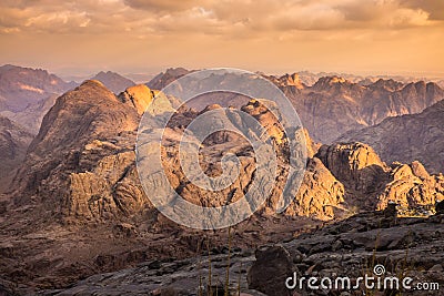 Mount Sinai. Egypt. Stock Photo