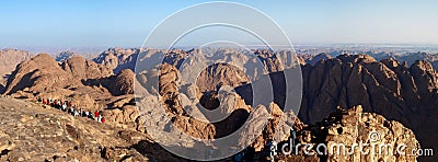 Mount Sinai Panorama Stock Photo