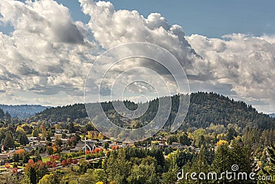 Mount Talbert in Happy Valley Oregon Stock Photo