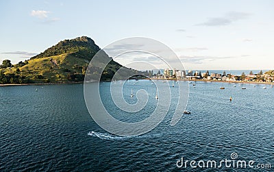 The Mount at Tauranga in NZ Stock Photo