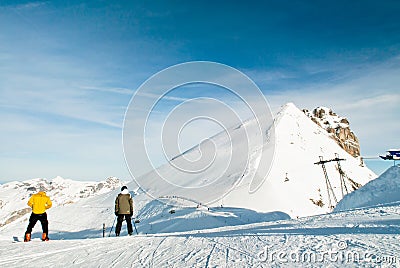 The mount titlis in Swiss Stock Photo