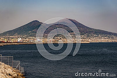 Mount Vesuvius Stock Photo