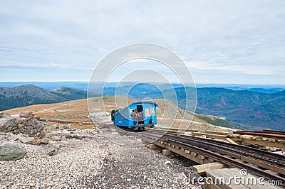 Mount Washington Cog Railway Editorial Stock Photo