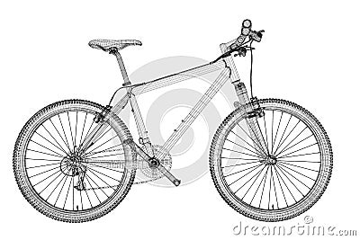 Mountain Bicycle Stock Photo