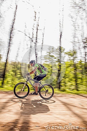 Mountain biking Editorial Stock Photo