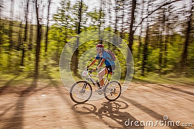 Mountain biking Editorial Stock Photo