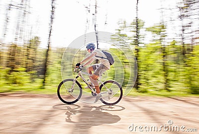 Mountain biking Editorial Stock Photo