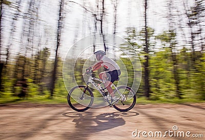 Mountain biking Editorial Stock Photo