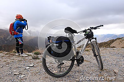 mountain biking Editorial Stock Photo