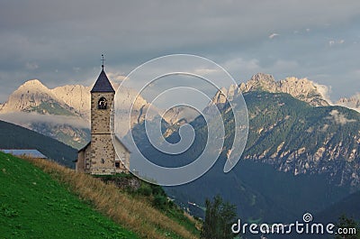 Mountain Church Stock Photo