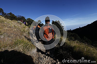 Mountain climber Editorial Stock Photo