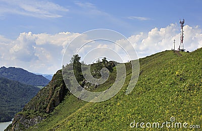 Mountain Devil's Finger. Summer landscape. Stock Photo