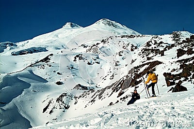 Mountain Elbrus. Stock Photo