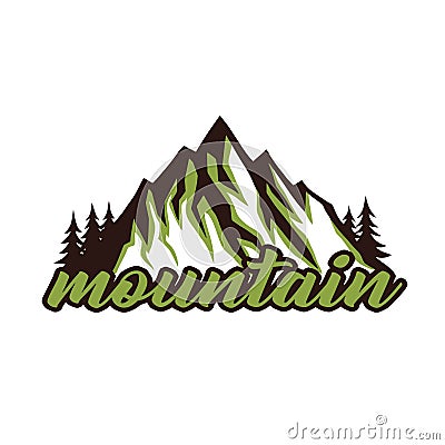 Mountain Explorer Adventure Badge Vector Logo Template Design Vector Illustration