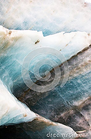 Mountain glacier texture Stock Photo