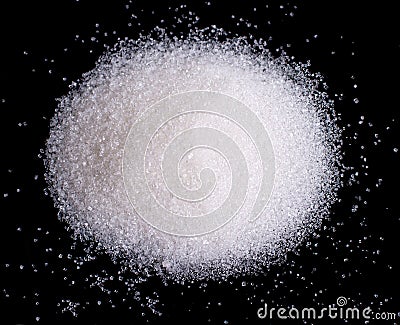 A Mountain of Granulated Sugar Stock Photo