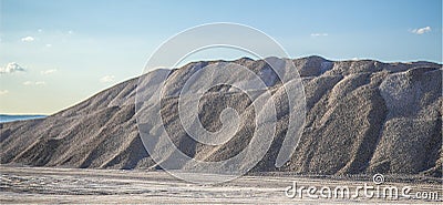 Mountain gravel Stock Photo