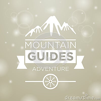 Mountain guides adventure Stock Photo