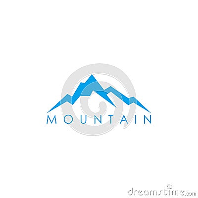 Mountain logo design Vector Illustration