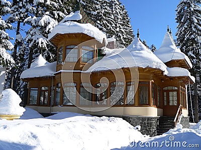 Mountain house Stock Photo