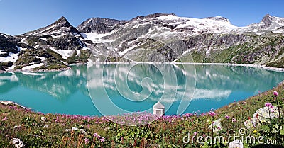 Mountain lake in apls, Austria Stock Photo