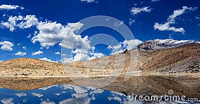 Mountain lake in Himalayas Stock Photo