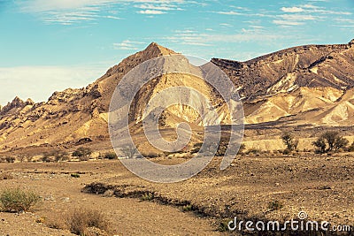 Mountain landscape. Beautiful sandstone mount Stock Photo