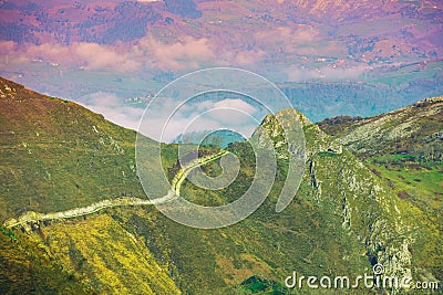 Cantabrian Mountains. Picos de Europa national park, Spain Stock Photo