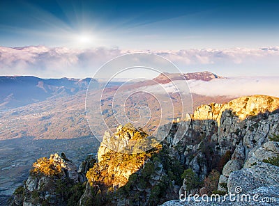 Mountain landscape Stock Photo