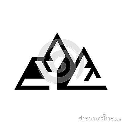 Mountain logo Vector Illustration