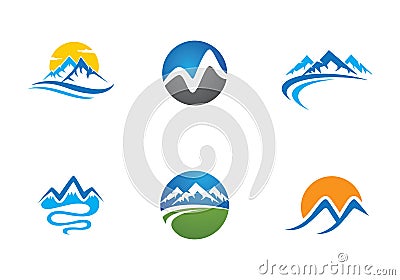 Mountain Logo Template Vector Illustration
