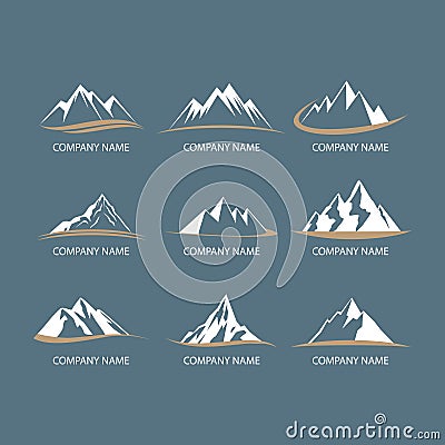 Mountain logos Vector Illustration