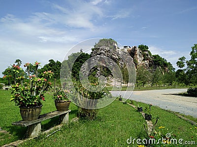 Mountain and nature in Thailand Stock Photo