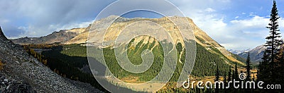 A mountain panorama Stock Photo