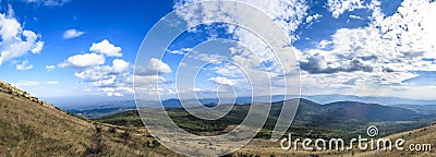 Mountain panorama Stock Photo