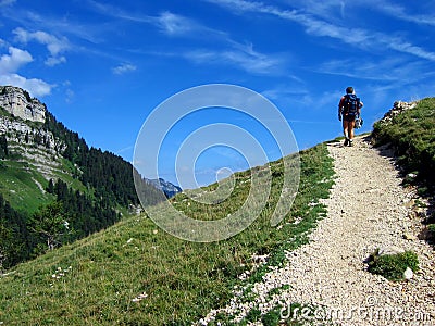 Mountain path Stock Photo