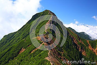 Mountain peak Stock Photo