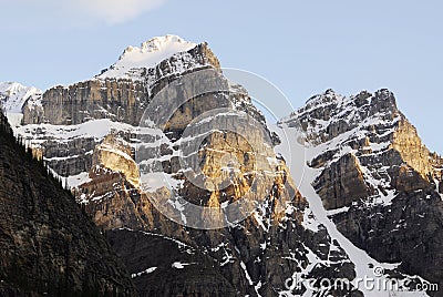 Mountain peaks Stock Photo